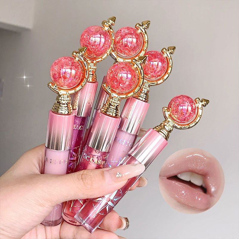 Shimmering Lip Gloss — Hydrating and Moisturizing Mirror Finish  Plumping Glass-Like Lips