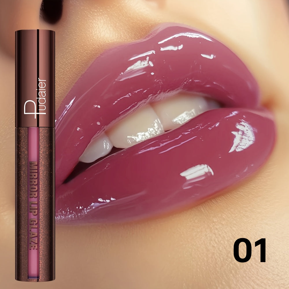 Mirror Shine Lip Gloss – 5 Colors Available   High-Gloss Finish   Non-Stick Cup  Long-Lasting & Waterproof  Moisturizing Formula