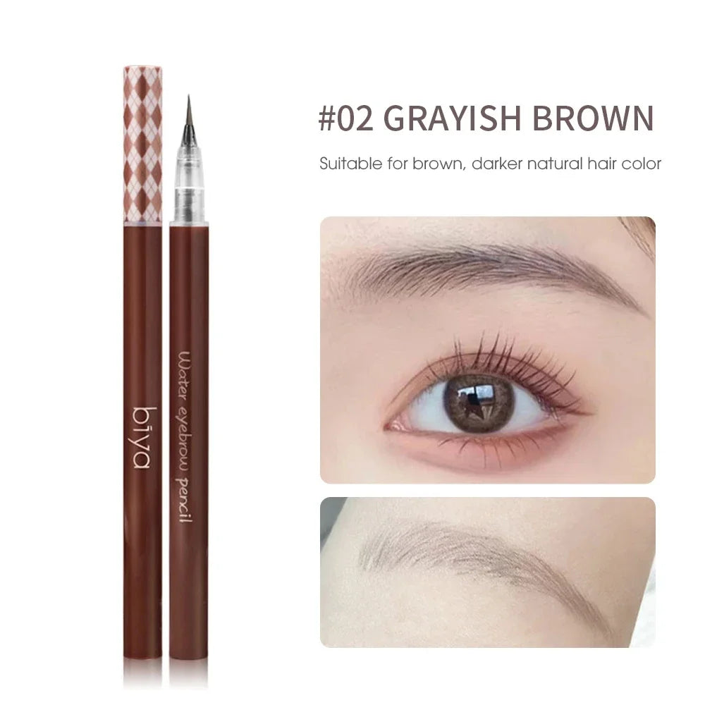 Ultra-fine Eyebrow Pencil Outline Shadow Lying Silkworm Eyeliner Waterproof Non-smudge Lasting Colorfast Liquid Eyebrow Pencil