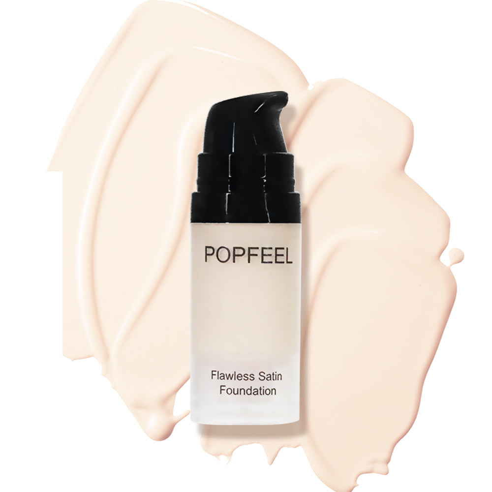 Lightweight Long-Lasting Foundation Liquid – 24-Hour WearBreathable Formula for Natural Bare Makeup Look
