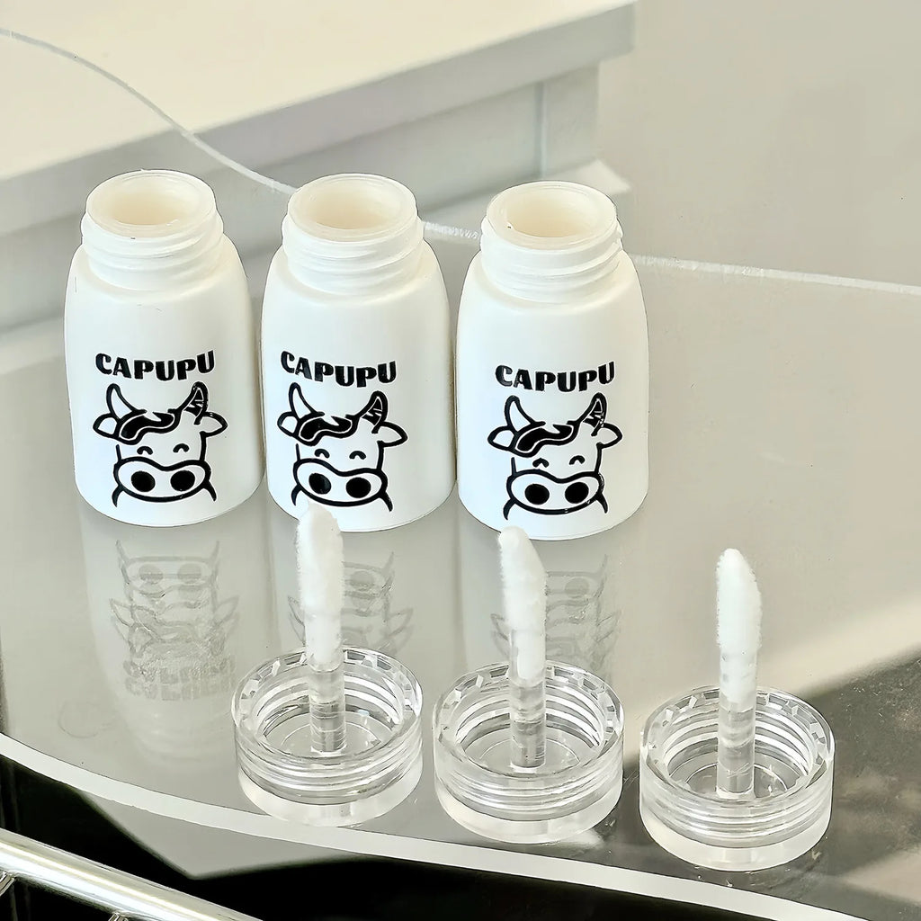 Natural Milk Flavor Moisturizing Lip Balm Cream Transparent Jelly Lipstick Lips Plumper Autumn and Winter Lips Care Serum Primer