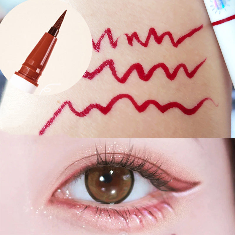 Ultra-fine Liquid Eyeliner Pen Waterproof Lasting Blue Red Sweatproof Quickily Drying Matte Eyeliner Pencil Eyes Makeup Cosmetic
