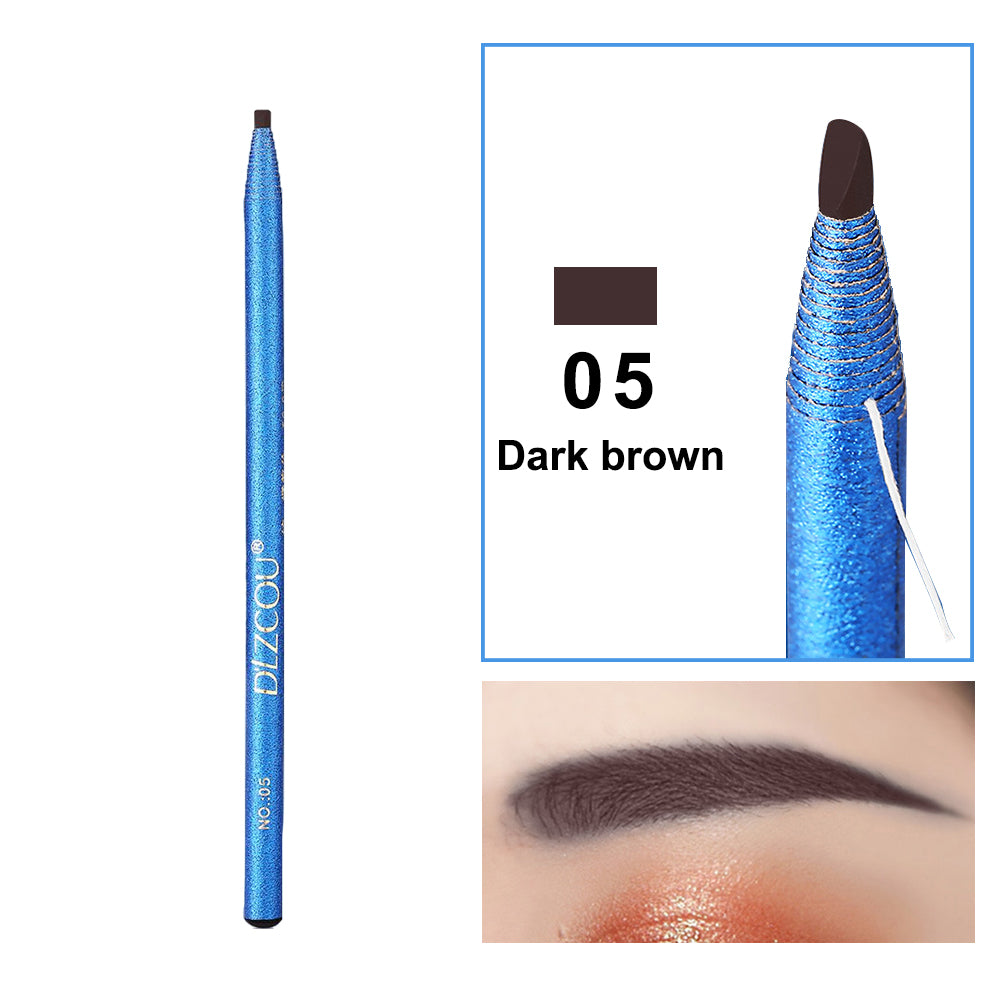 1PC Waterproof Eyebrow Pencil Tint Eyebrows Tattoo Makeup Cosmetics Eyebrow Pencil Microblading Waterproof Eye Brow Pencil