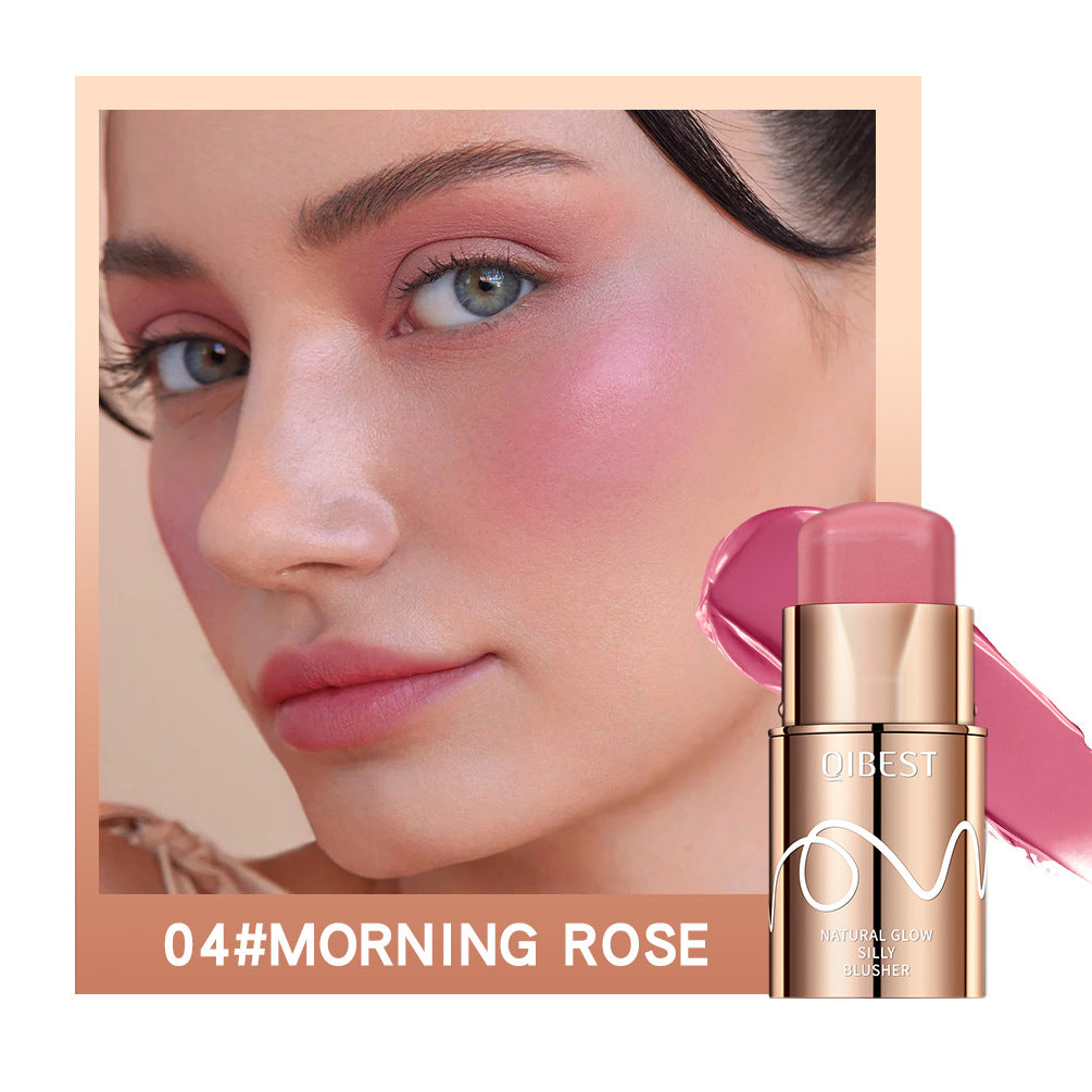 6 Colors Blush Stick Cream Blusher Waterproof Long-lasting Multi-use Lip Cheek Eye Makeup for Women Blendable