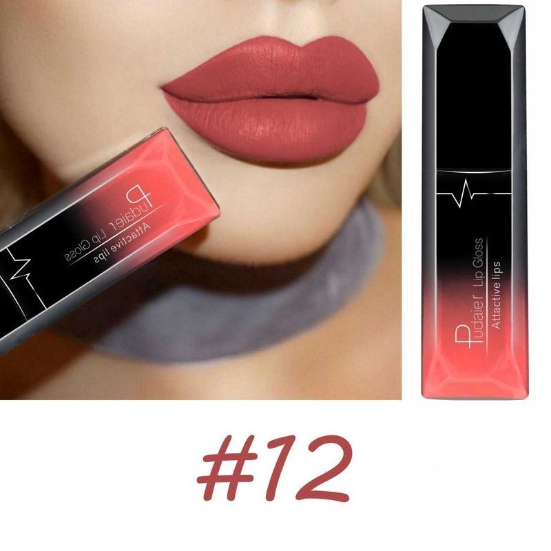 18 Color Christmas Lip Makeup 18 Color Super Matte Velvet Long Lasting Lipgloss Liquid Lipstick