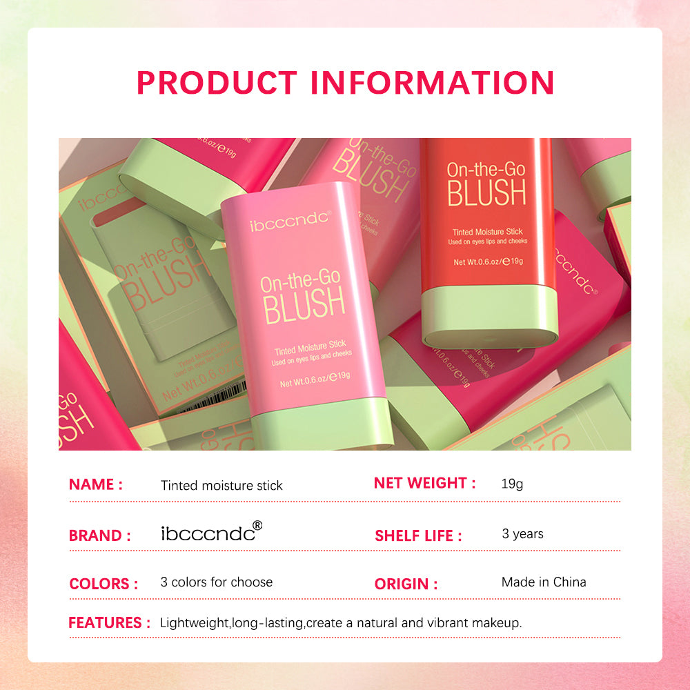 Cosmetic Blush Makeup Products Make Up Blusher Cosmetics Pink Blush in Bar Korean Palette Long lasting Matte Stick