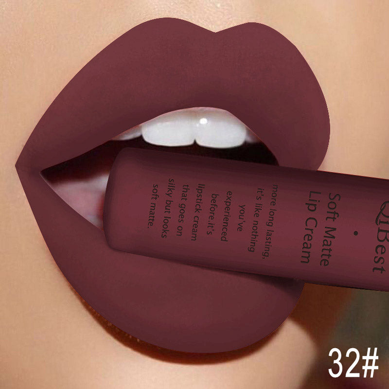 Sexy Velvet Matte Lip Gloss Liquid Lipstick Lipgloss Beauty Red Nude Waterproof Long-lasting Lip Makeup
