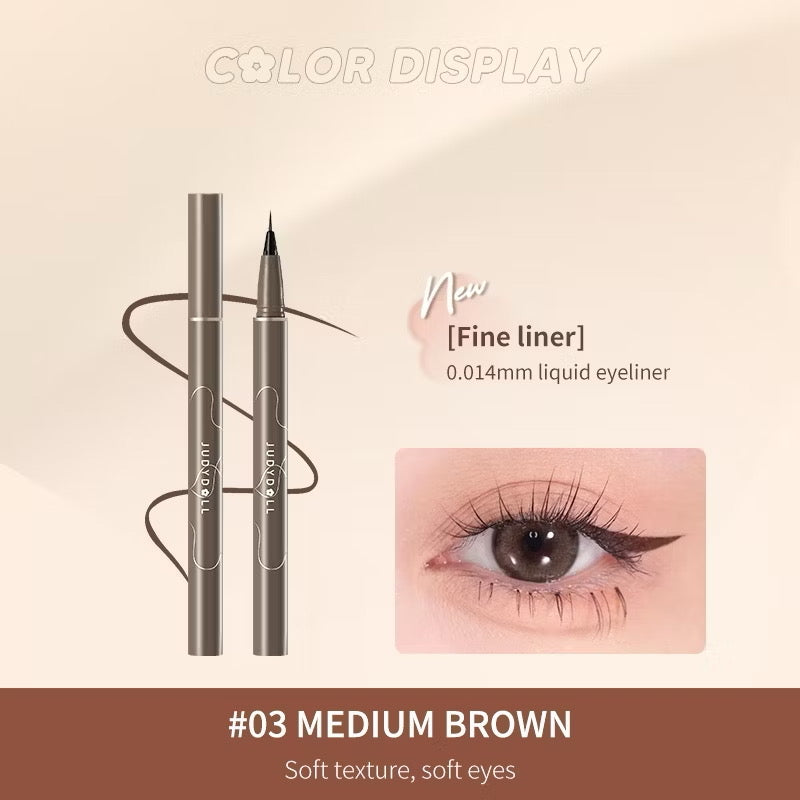 Liquid Eyeliner  Ultra Fine Liquid Eyeliner Waterproof with Smooth Strong Fibres  Smudge-proof Longwearing  Smooth
