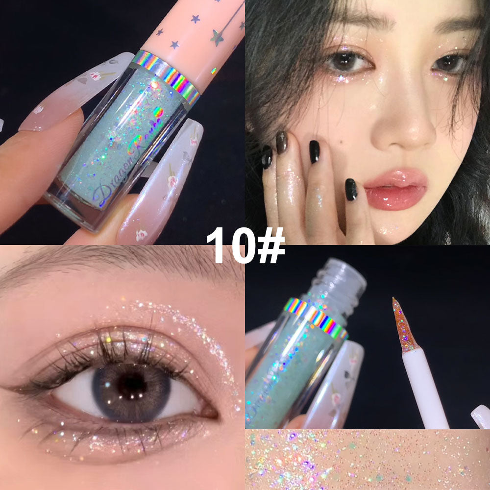 Liquid Eyeshadow Ultra Glitter Bed Silkworm Pen Brightening Eyeshadow Liquid highlight Liquid highlight