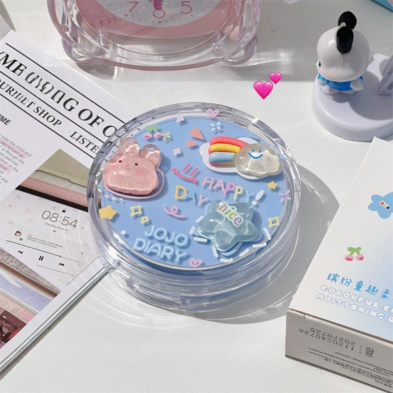 3 Colors Cute South Korea Air Cushion BB Cream Face Concealer Lasting Makeup Set Air Cushion Cream Water Proof Make Up