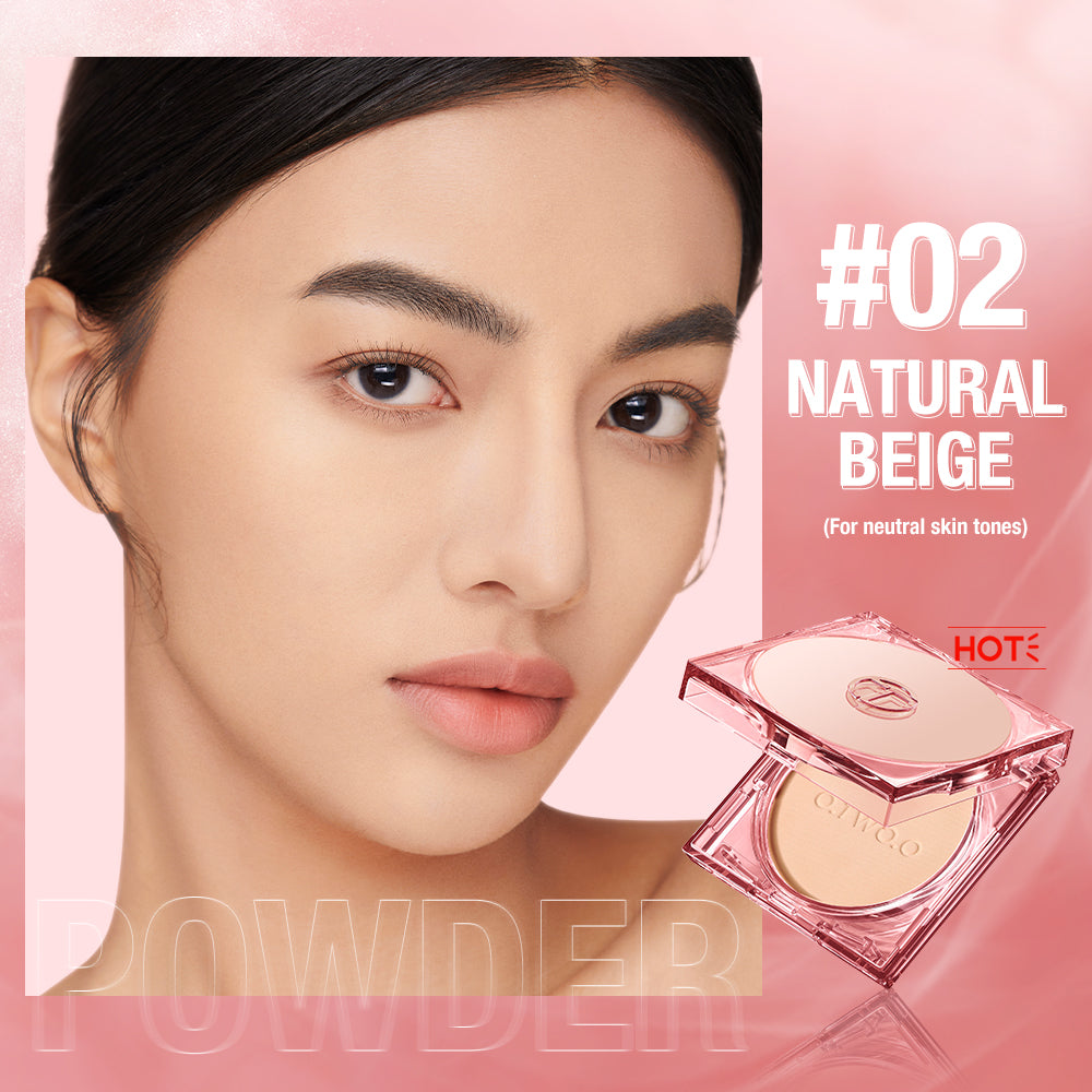 Face Powder 24 Hours Oil-control Waterproof Matte Face Makeup Cosmetic Setting Compact Powder