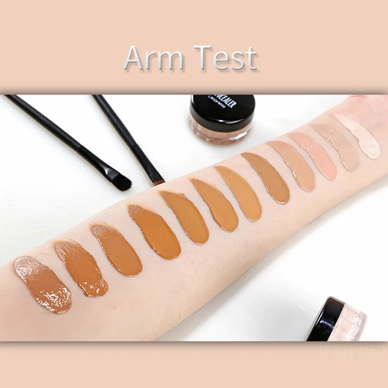 Long Lasting Concealer Foundation Cream Face Makeup Waterproof Moisturizing Full Coverage Acne Spot Dark Circles Concealer Cream