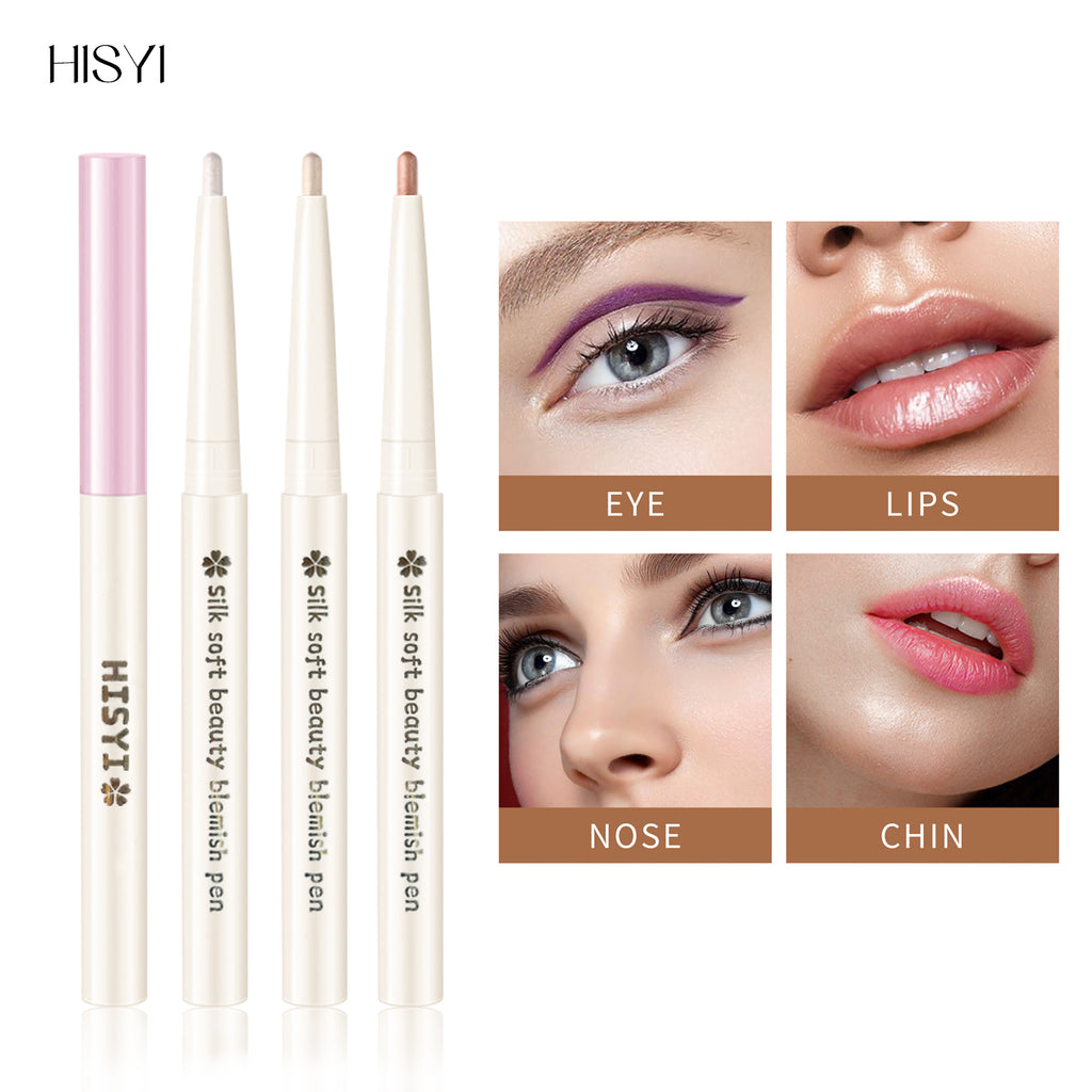 Two-In-One Lying Silkworm Pen Brightens down Waterproof Sweat-Proof Non-Smudge High-Light 3D Liquid Eyeliner Pen