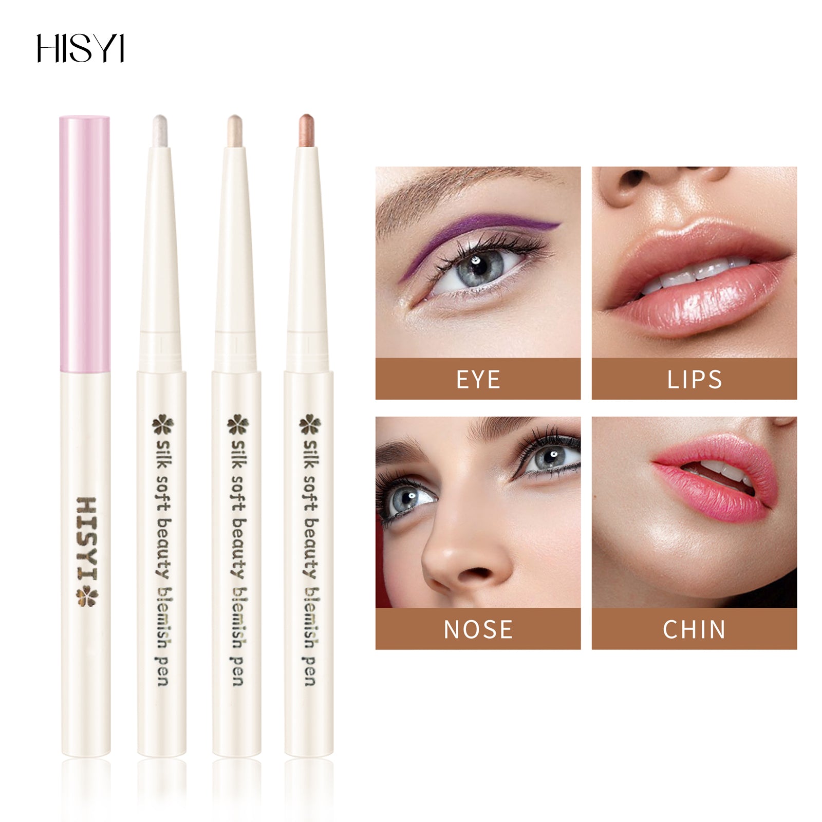 Two-In-One Lying Silkworm Pen Brightens down Waterproof Sweat-Proof Non-Smudge High-Light 3D Liquid Eyeliner Pen