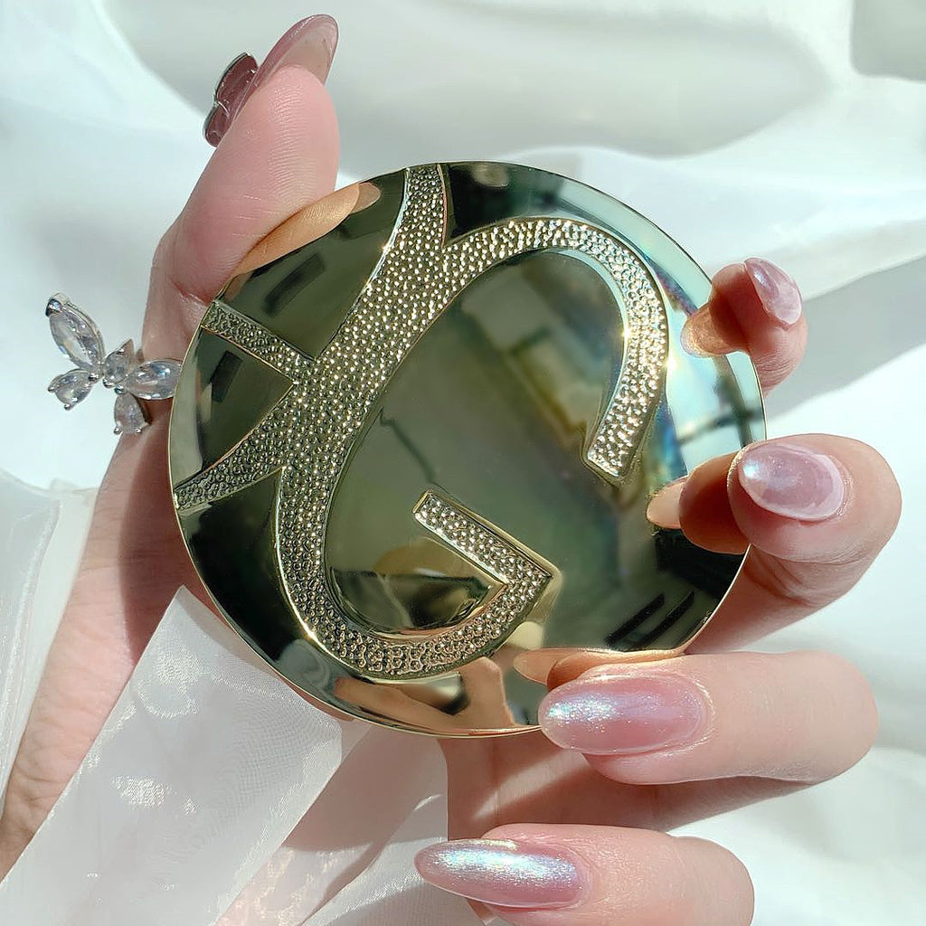 Mineral Face Pressed Powder Oil Control Natural Foundation Powder 2 Colors Smooth Finish Concealer Setting Powder