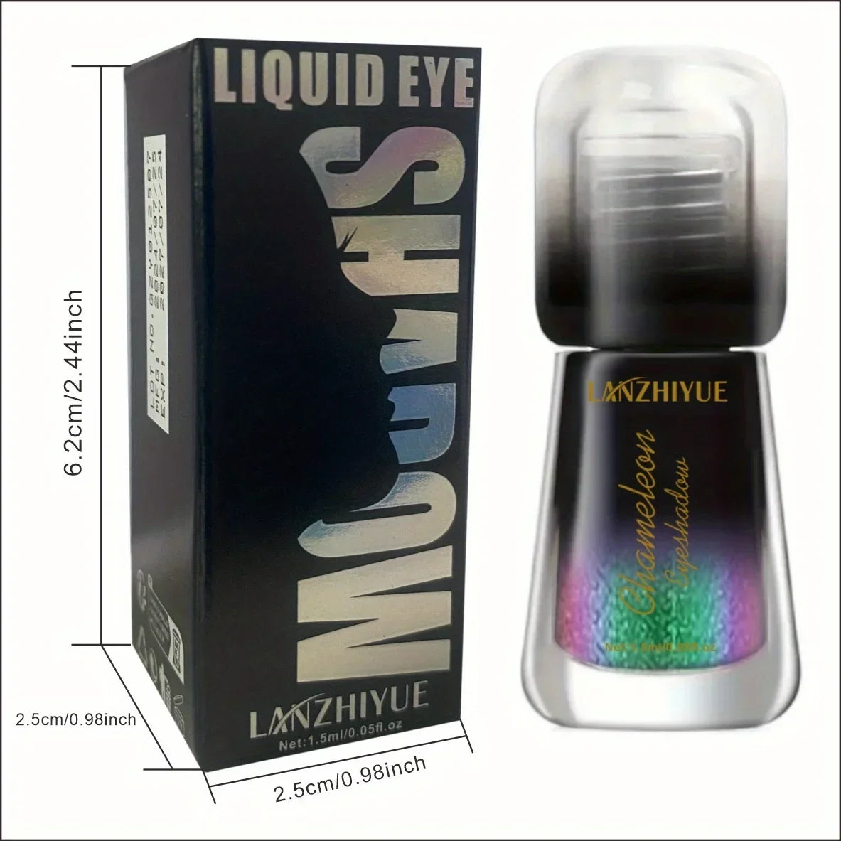 Chameleon Liquid Eyeshadow Pearl Burst Monochrome Metal Eyeshadow Liquid Eyeshadow