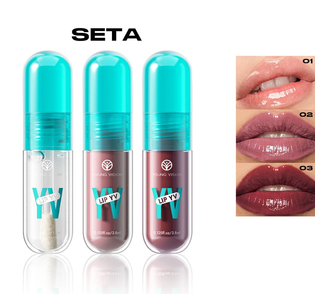 6-Color Avocado Nourishing Lip Glaze Long-lasting Vibrant Color Lightweight and Non-Sticky Lip Gloss