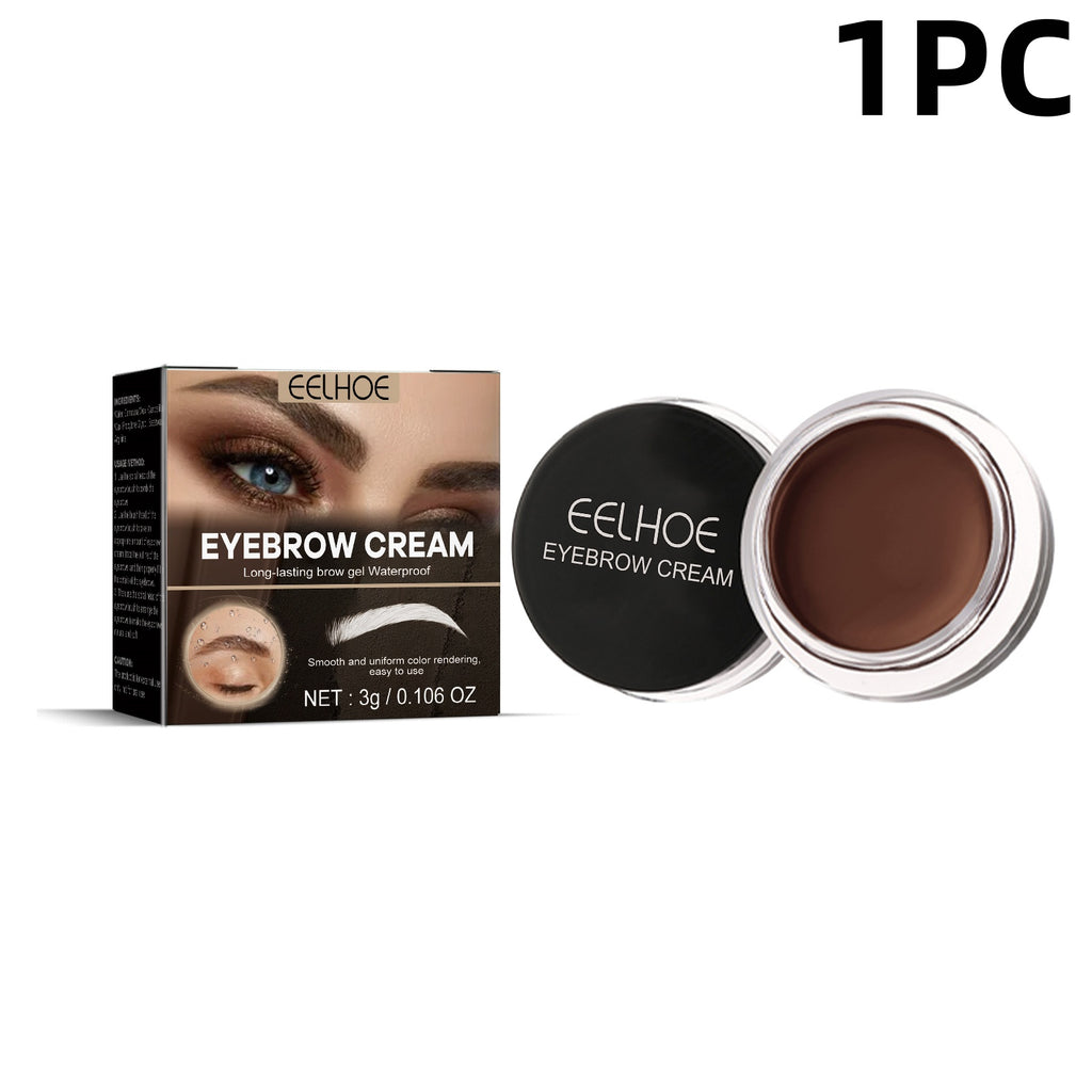 Light Brown Eyebrow Tint - Waterproof Smudge-proof Natural 3D Wild Brows Long Lasting Color Vegan Formula Easy Apply