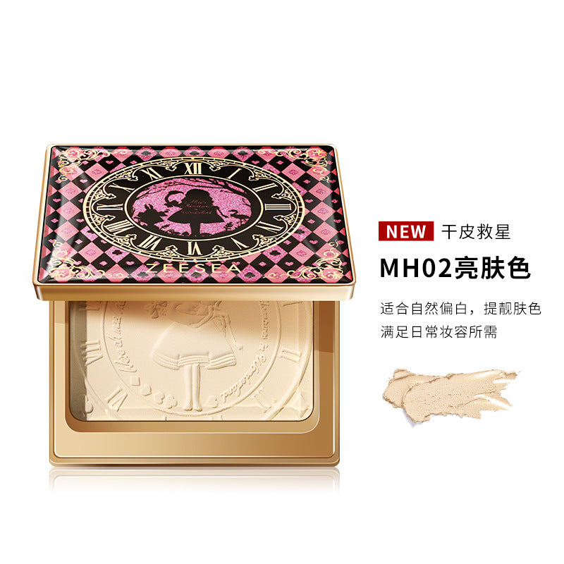 Compact Foundation Powder Natural Light Coverage Matte Soft Waterproof Oil Control Setting Powder