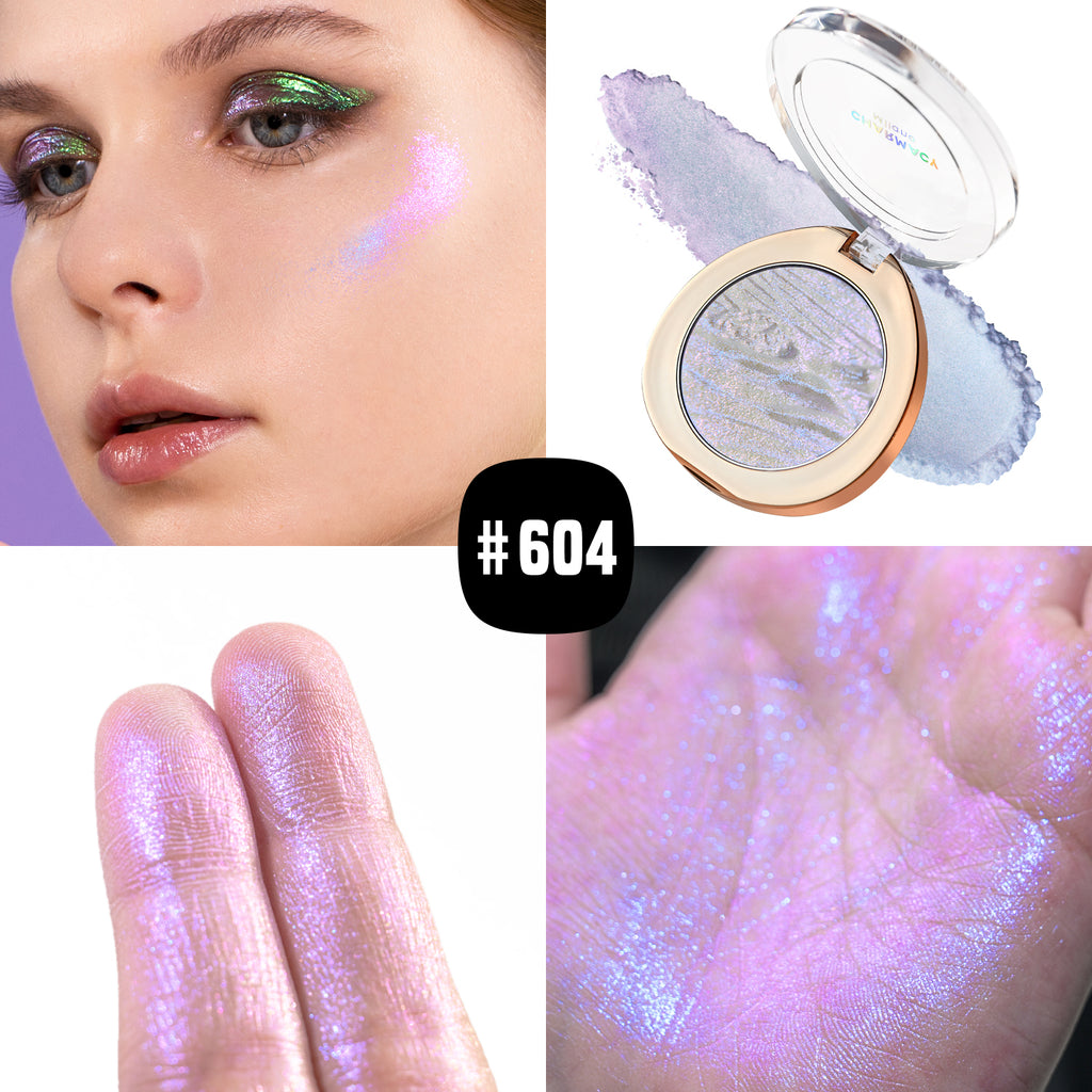 Duochrome Pigment Highlighter Glitter Long-lasting Multichrome Professional Highlighter Cosmetic Makeup for Women