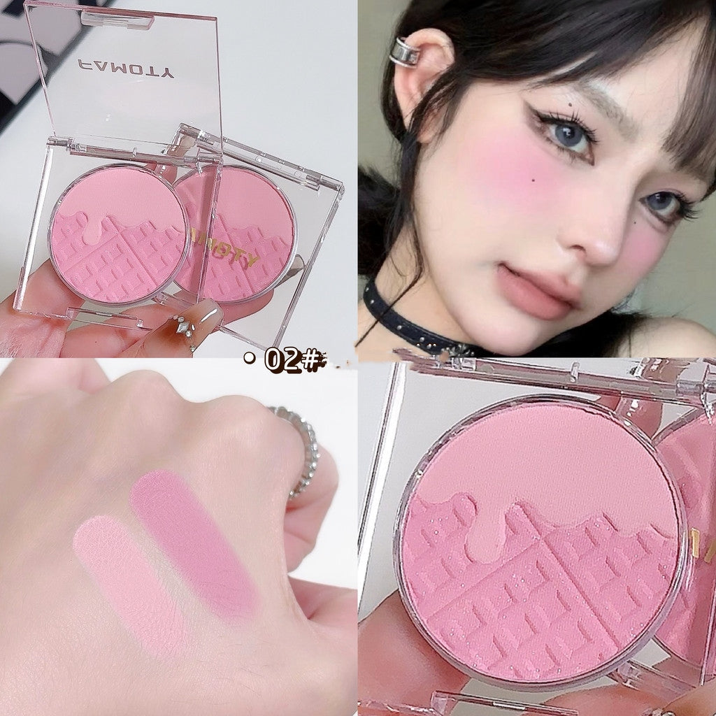 Monochrome Blush Palette   Powder Palette Multi-Colored Blush Powder Blushing Rose Matte Bold  Lightweight   Blends Easily