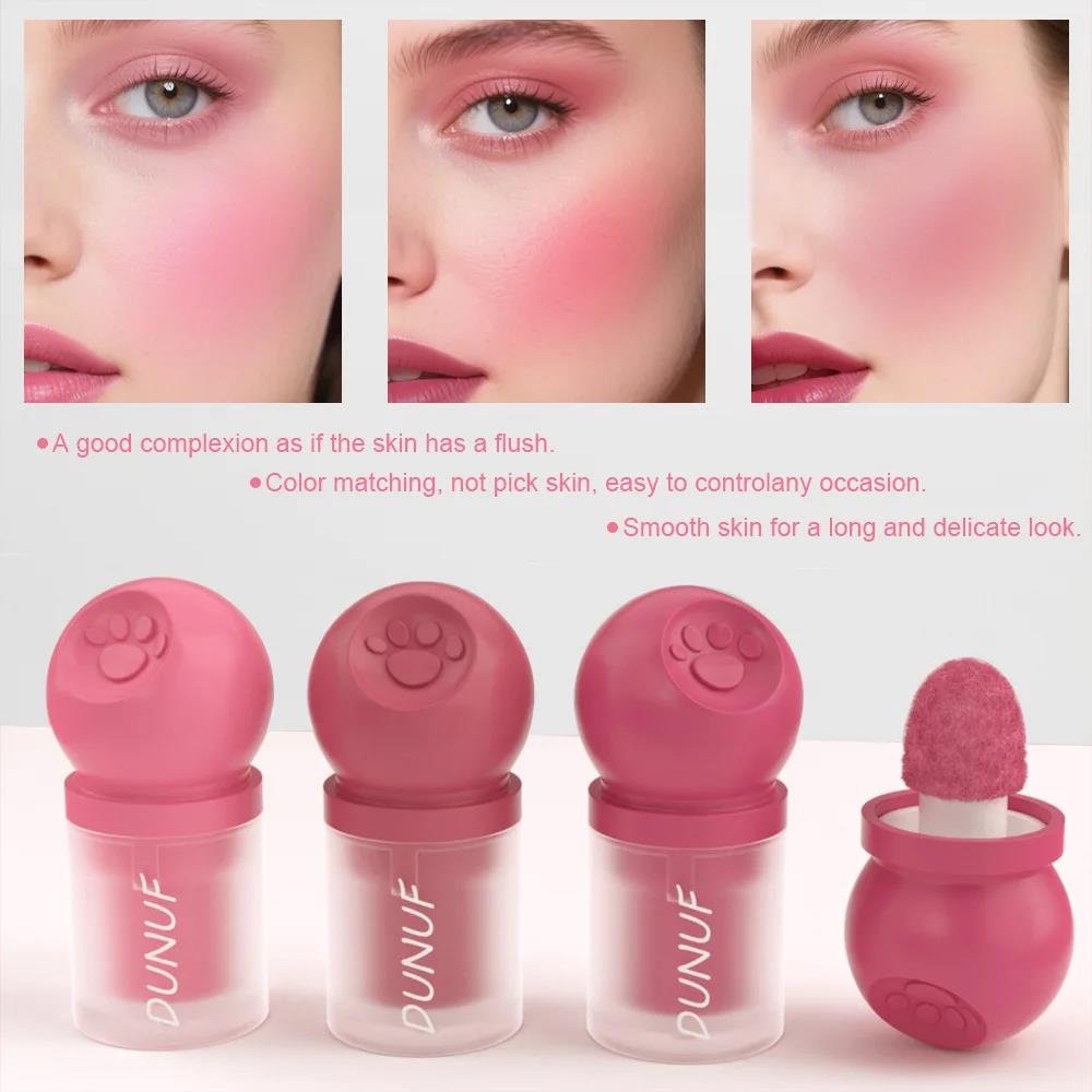 Creamy Cat Paw Blush Trio Buildable Pigment Long Lasting Natural Finish Vegan Cruelty Free Makeup Essential