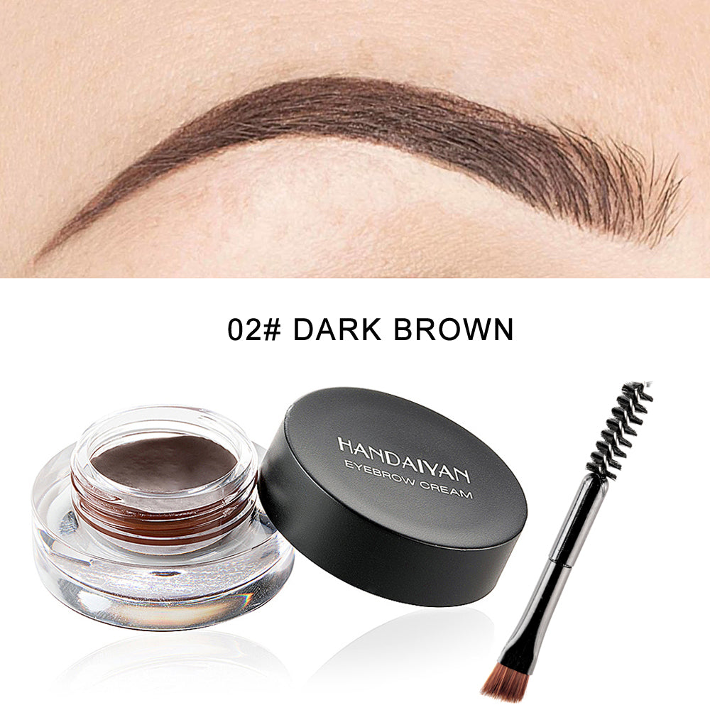 Colorful Eyebrow Cream Gel High Pigment Brows Tint Waterproof Long lasting Eye Brow Dye With Brushes Decorate Cosmetic