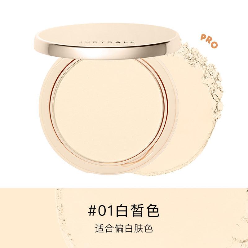 Transparent Beige Compact Powder Oil Control & Makeup Matte Finishing Long Lasting Pressed Powder Soft Focus Foundation