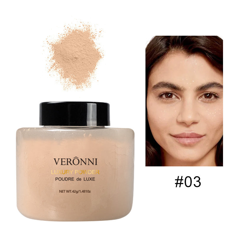 Banana Luxury Powder for Women Face Foundation Banana Powder Bottles Loose Powder Authentic Oil-Control Beauty Make Up Art Tools