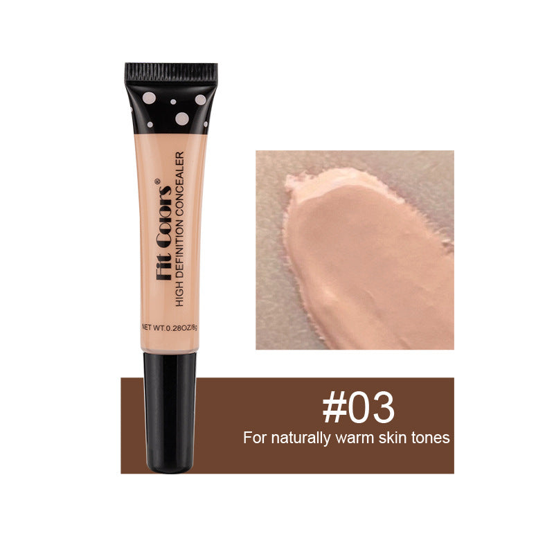 Concealer with a Flexible Concealer Moisturizing Liquid Foundation to cover dark circles and acne spots