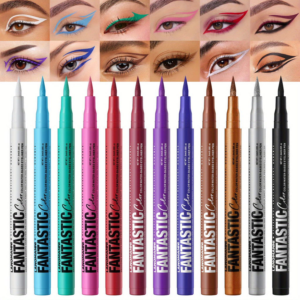 1 pcs waterproof  quick-drying  oil-proof and non-smudging long-lasting ultra-fine eyeliner  eyeliner pen  Makeup