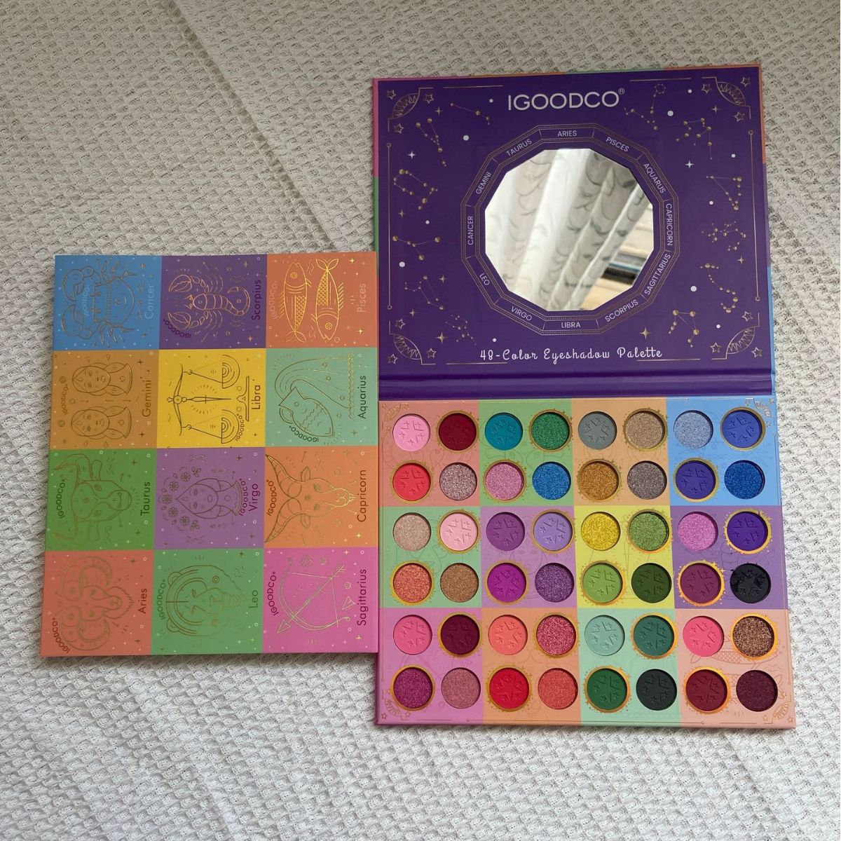 Boutique 96 Colors Eye Shadow Plate Shimmer Matte Sequin Eyeshadow Colorful Stage Ball Dedicated Neon Eyeshadow Palette Beauty