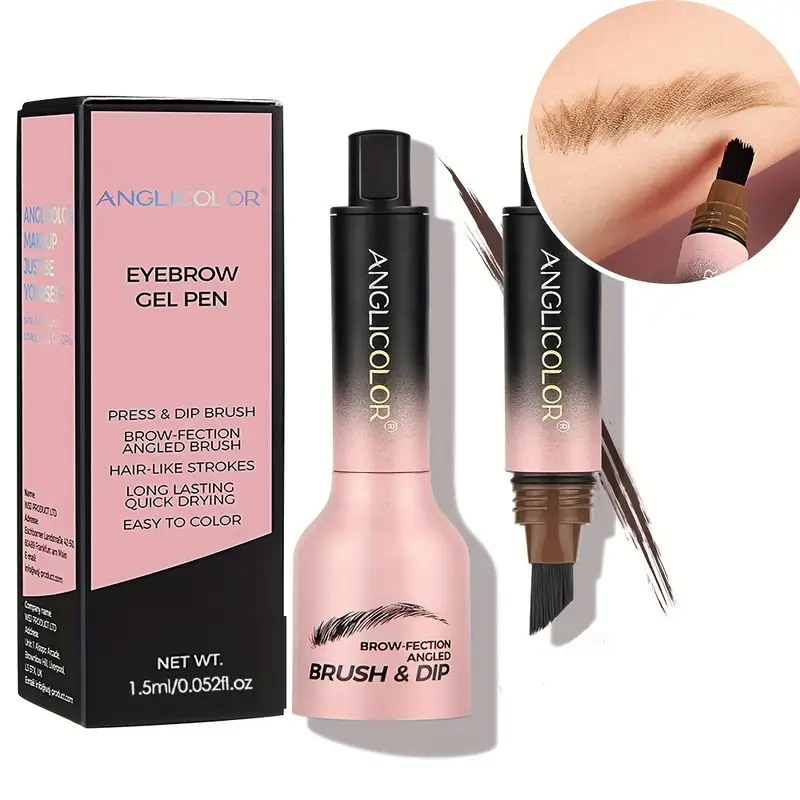 Wild yebrow Cream Waterproof Not Smudge Eyebrow Cream Long Lasting Color Rendering Smear-Proof Makeup 3D Brow Dye Cream Eyebrow