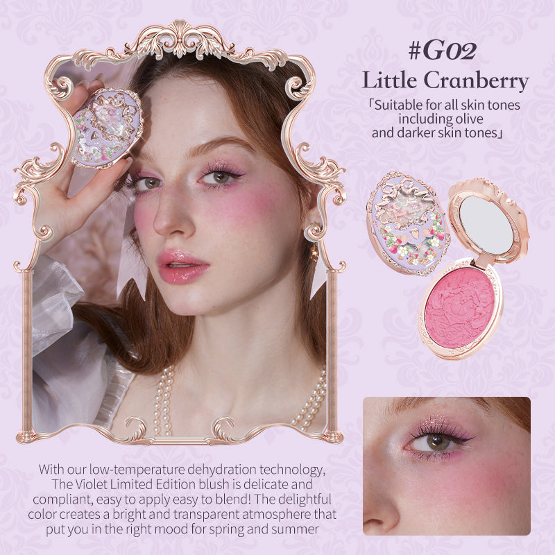 Flower Knows Strawberry Rococo Series Embossed Blush