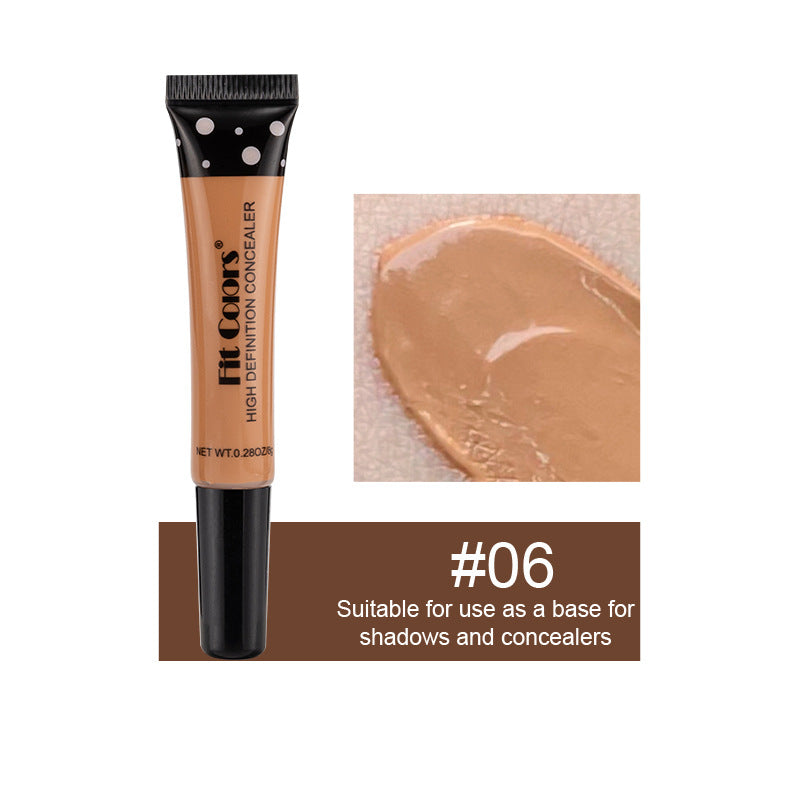 Concealer with a Flexible Concealer Moisturizing Liquid Foundation to cover dark circles and acne spots