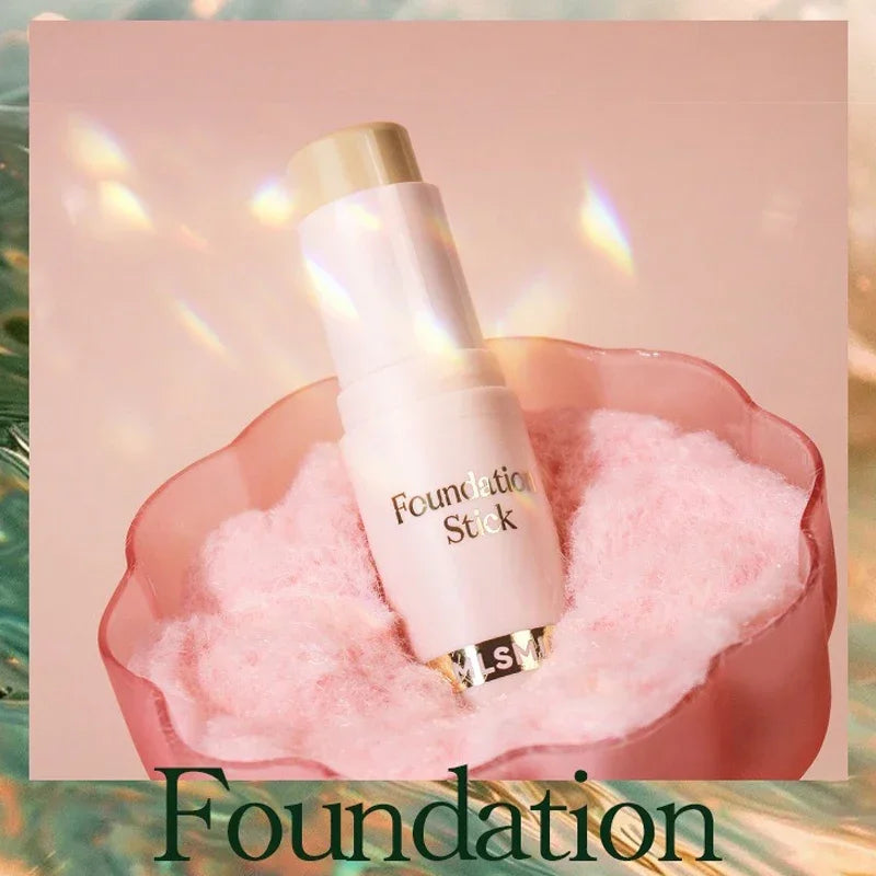 Face Makeup Stick Foundation Cream 6 Color Moisturizing Full Coverage Dark Skin Tone Natural Matte Concealer Professional Makeup