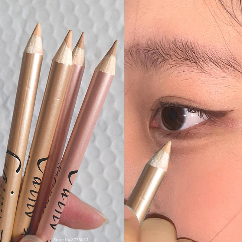 Eyelids Lying Silkworm Brightening Stick Ivory Beige Concealer Pencil Cover Face Spots Lip Liner Matte Concealer Cream Stick