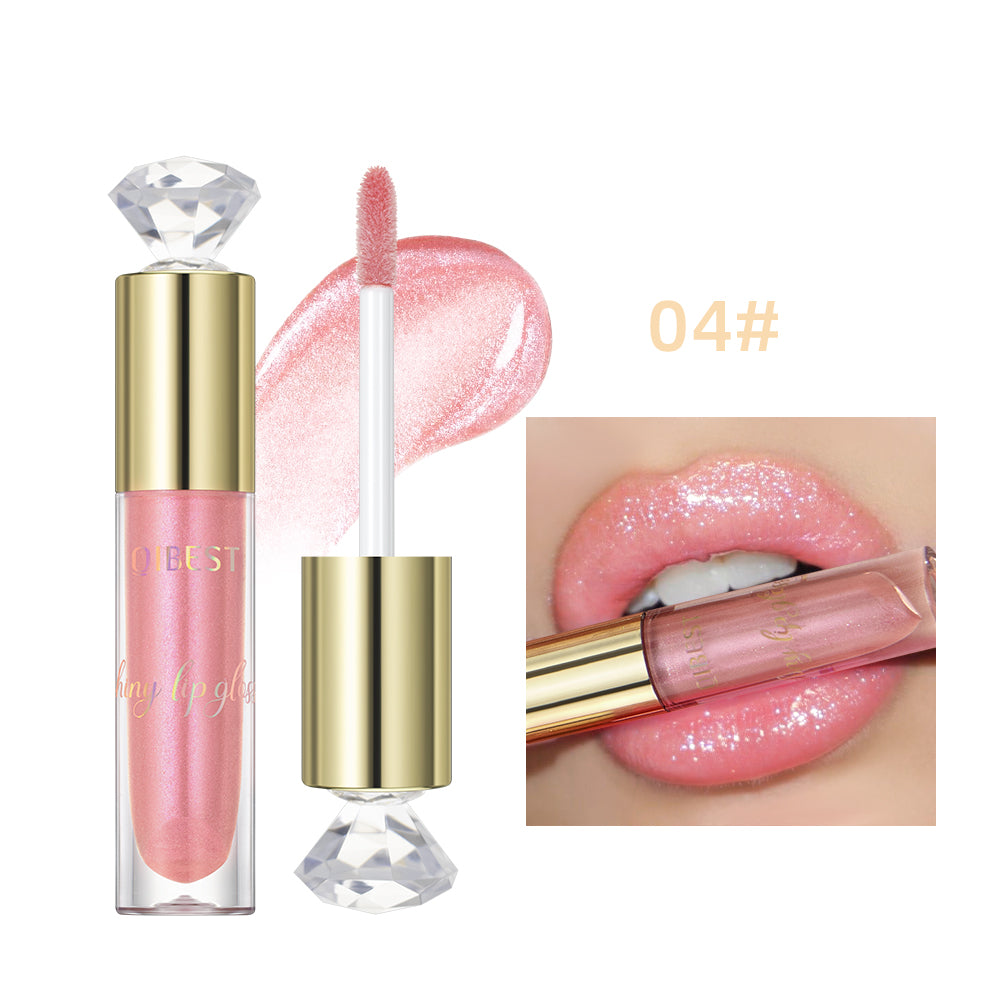 Glitter Lip Glaze Shimmer Diamond Lip Gloss Long Lasting Liquid Lipstick Makeup Lip Oil Tint Moisturizing Lips Makeup