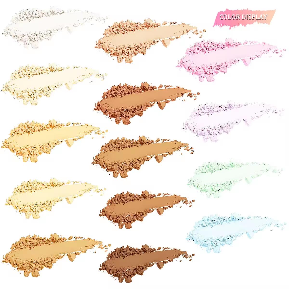 Makeup Loose Powder Custom Logo Talc Tree Paraben Free Vegan Setting Powder High Quality Cosmetics Wholesale Bulk 16pcs