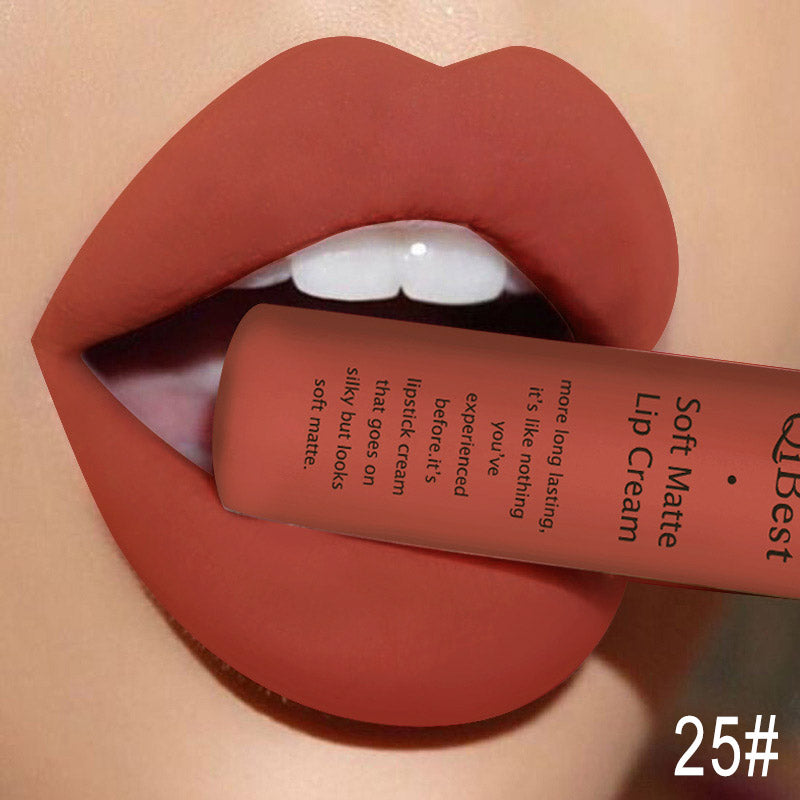 Sexy Velvet Matte Lip Gloss Liquid Lipstick Lipgloss Beauty Red Nude Waterproof Long-lasting