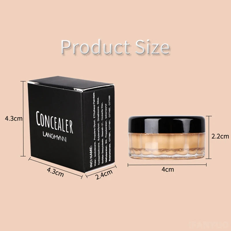 Long Lasting Concealer Foundation Cream Face Makeup Waterproof Moisturizing Full Coverage Acne Spot Dark Circles Concealer Cream