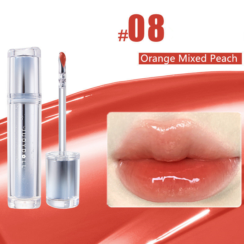 Ice Iron Lip Glaze Lipstick Non Staying Cup Non fading Mirror Gloss Lip GelLiquid Lip TintMatte Moisturiz