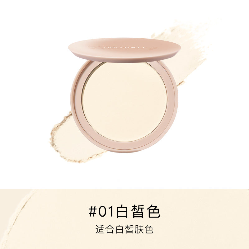 Transparent Beige Compact Powder Oil Control & Makeup Matte Finishing Long Lasting Pressed Powder Soft Focus Foundation