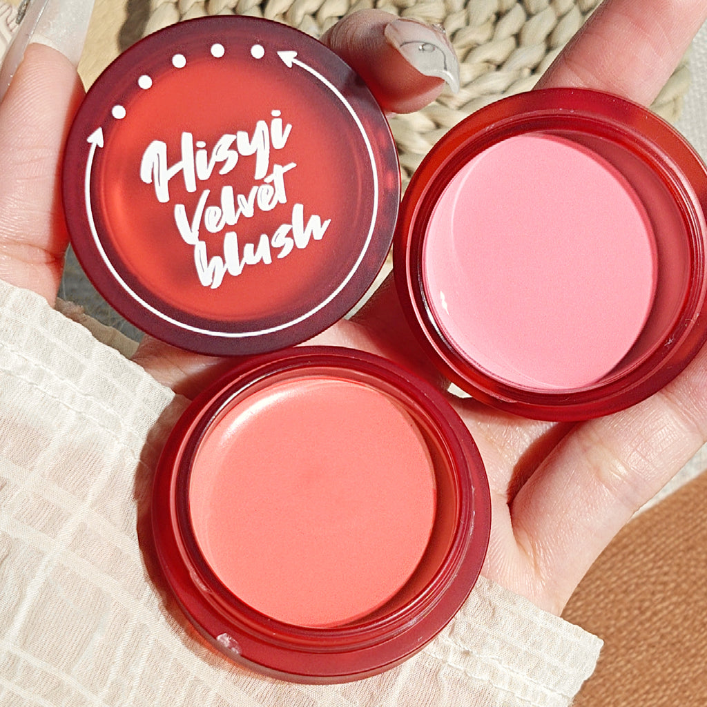 Swan velvet blush - waterproof  brightening  cream formula  long-lasting multi-purpose for lips cheeks and eyes  4 shades