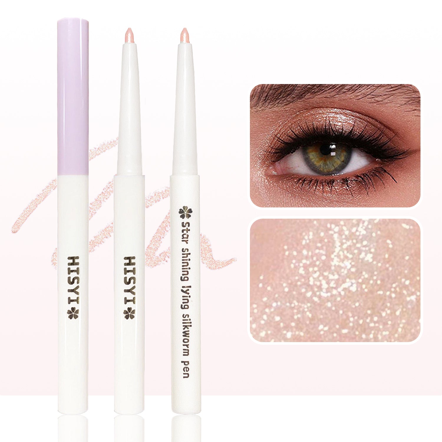 Two-In-One Lying Silkworm Pen Brightens down Waterproof Sweat-Proof Non-Smudge High-Light 3D Liquid Eyeliner Pen