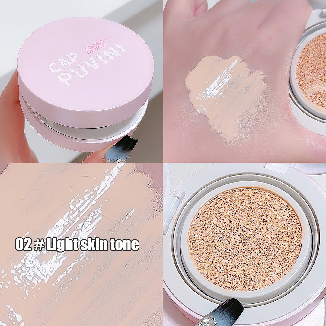 Air Cushion Foundation Full Coverage Waterproof Long-lasting Concealer 3 Colors Cushion Compact Face Makeup Base