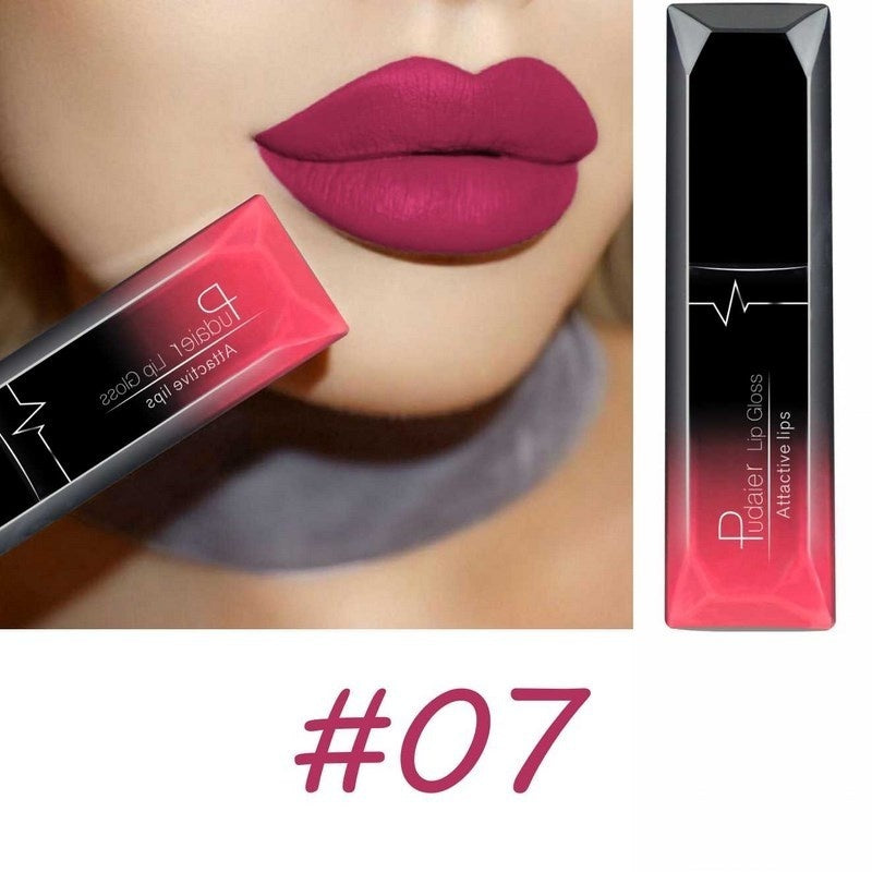 18 Color Christmas Lip Makeup 18 Color Super Matte Velvet Long Lasting Lipgloss Liquid Lipstick Lip