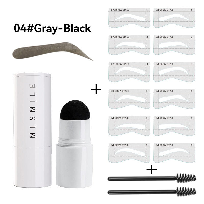 Professional Eyebrow Seal Shaping Set Pen Waterproof Makeup Stick Lasting Eyebrow Template Hairline Powder Filling and Templates