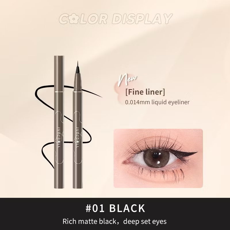 Liquid Eyeliner  Ultra Fine Liquid Eyeliner Waterproof with Smooth Strong Fibres  Smudge-proof Longwearing  Smooth