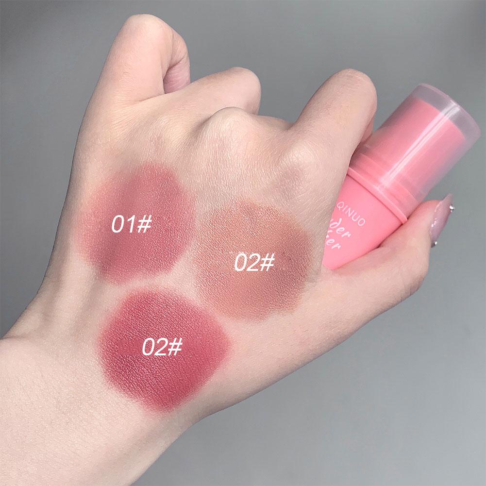 Natural Cheek Blush Stick Moisturizing Blusher Balm Blush Waterproof Sticks Peach Nourish Contour Eyeshadow Rouge Blush